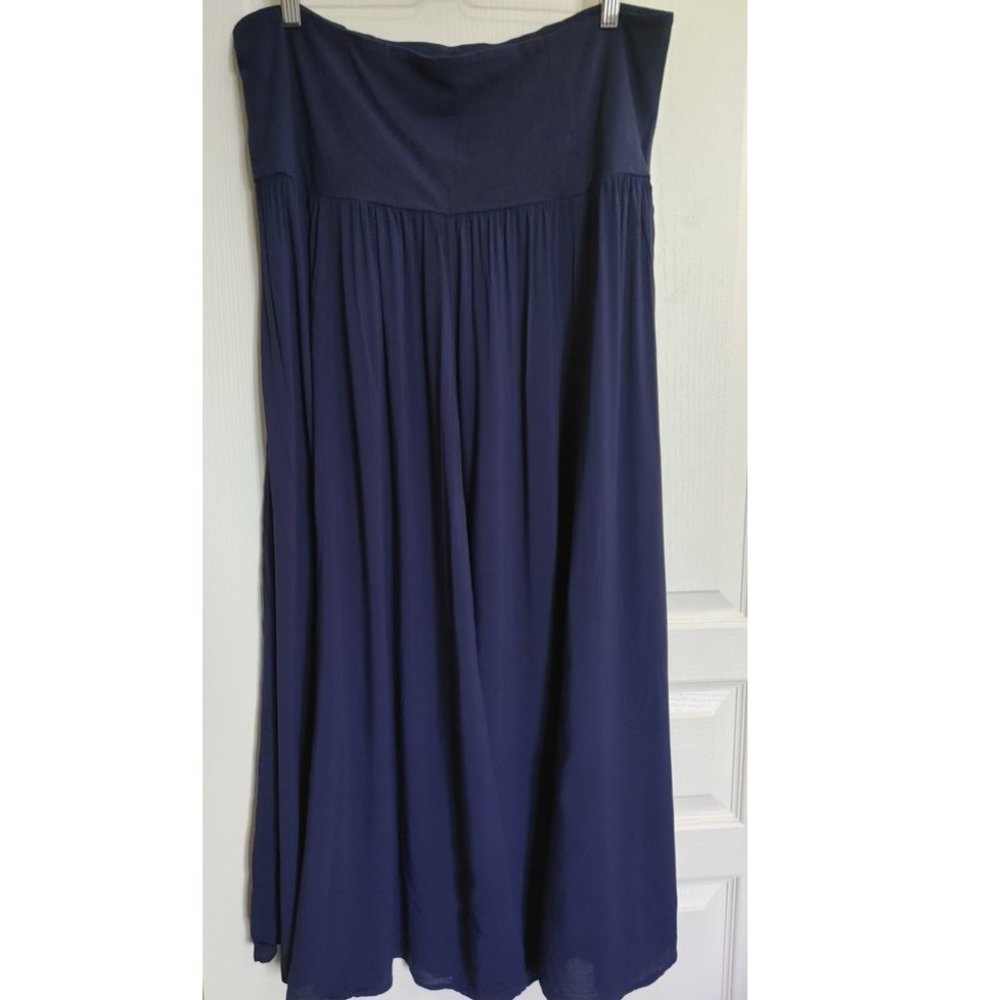 MAMAS&PAPAS LONG FLOWY SKIRT INDIGO COLOR (US 12)